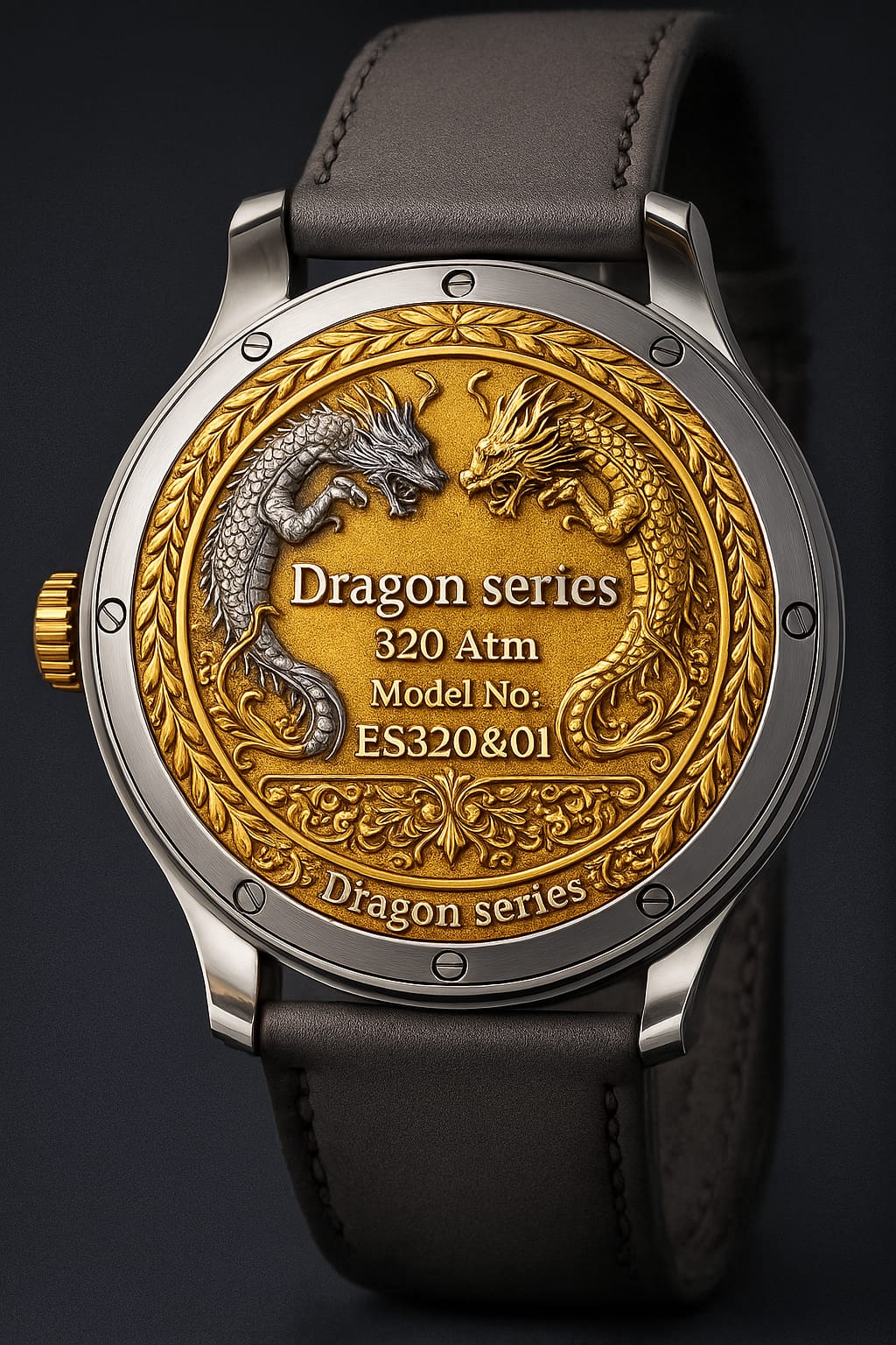 Dragon Emperor Watch - İsviçre Otomatik 18K Sarı Altın
