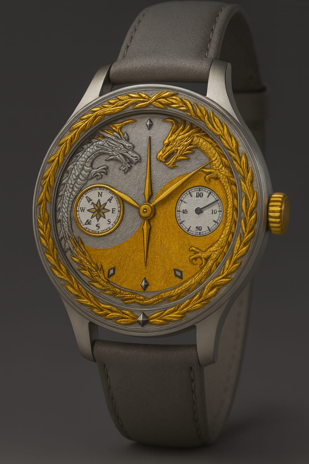 Dragon Emperor Watch - İsviçre Otomatik 18K Sarı Altın