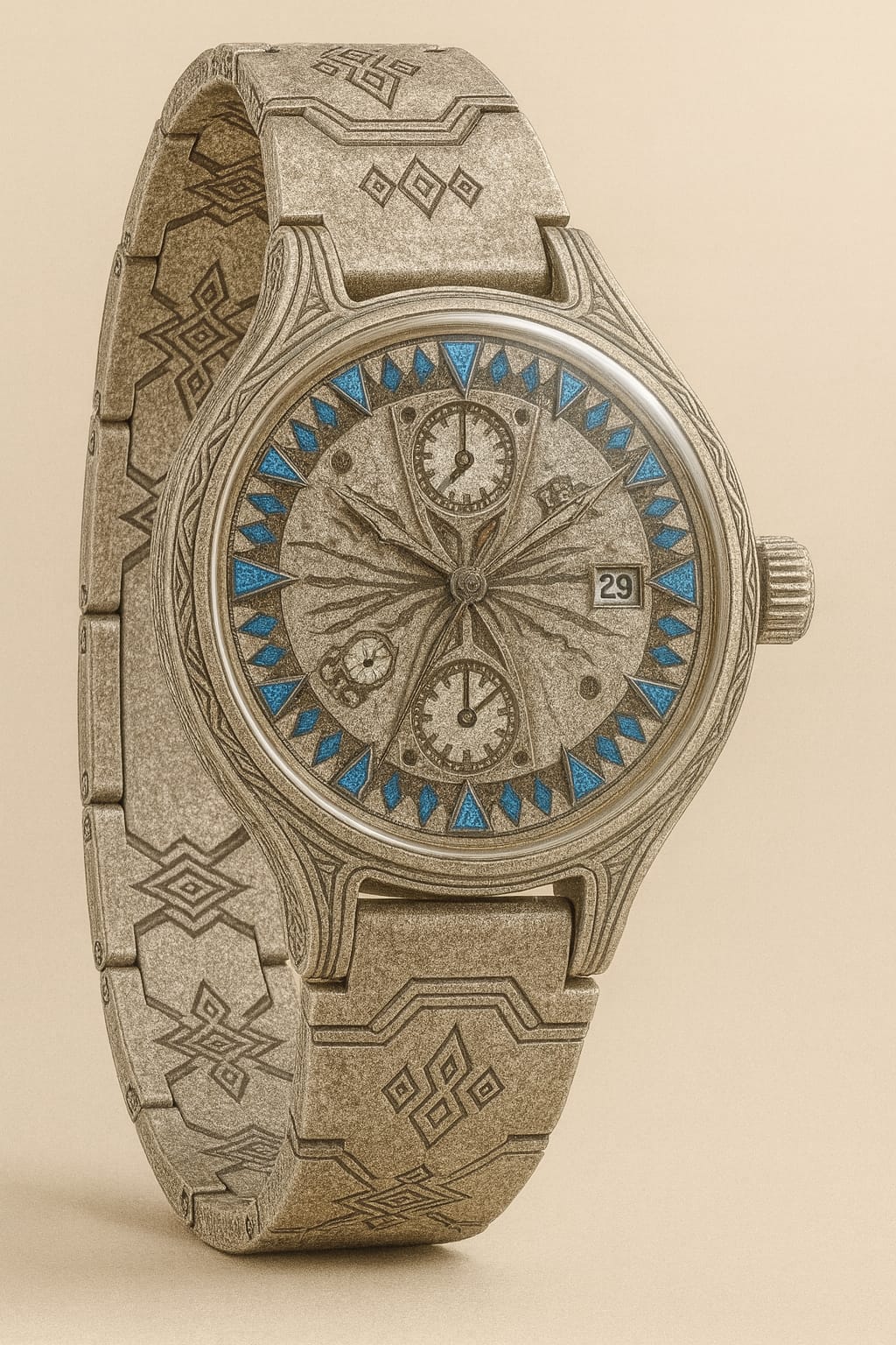 Light of Arts Watch - İsviçre Otomatik 18K Beyaz Altın