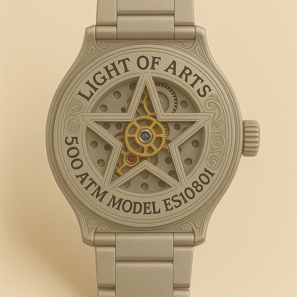 Light of Arts Watch - İsviçre Otomatik 18K Beyaz Altın